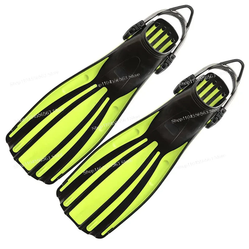 Fin Diving Blade - Adjustable Spring Strap Swim Training Fins