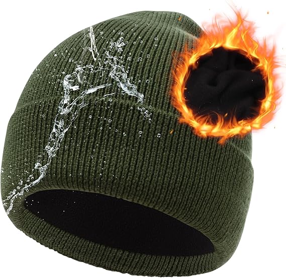 Aquatic Sports Hat - Waterproof Windproof Winter Warm Knit Beanie