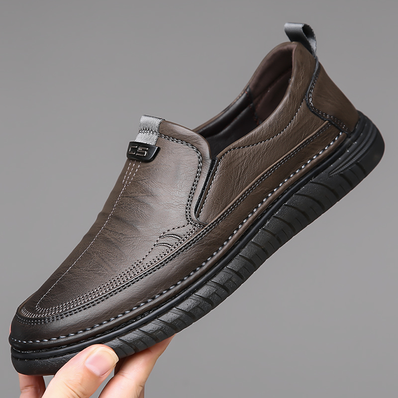 Aqua Sports Club - Retro Penny Loafer Genuine Cow Leather