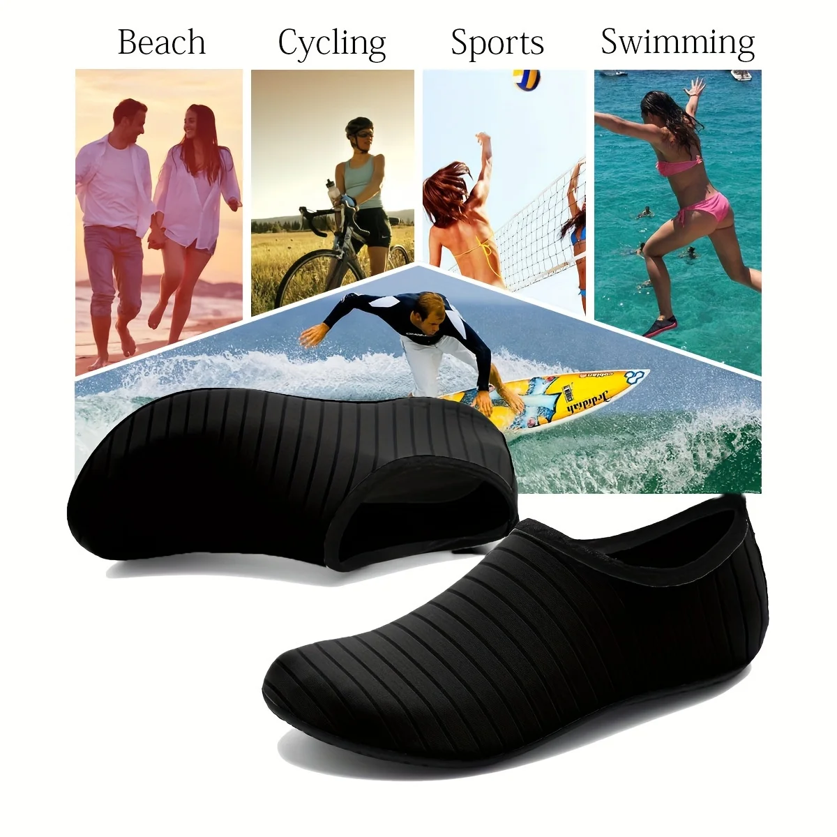 1Pair Water Shoes Women Men Ba - Aquatic Sports Shoes 评论和价格