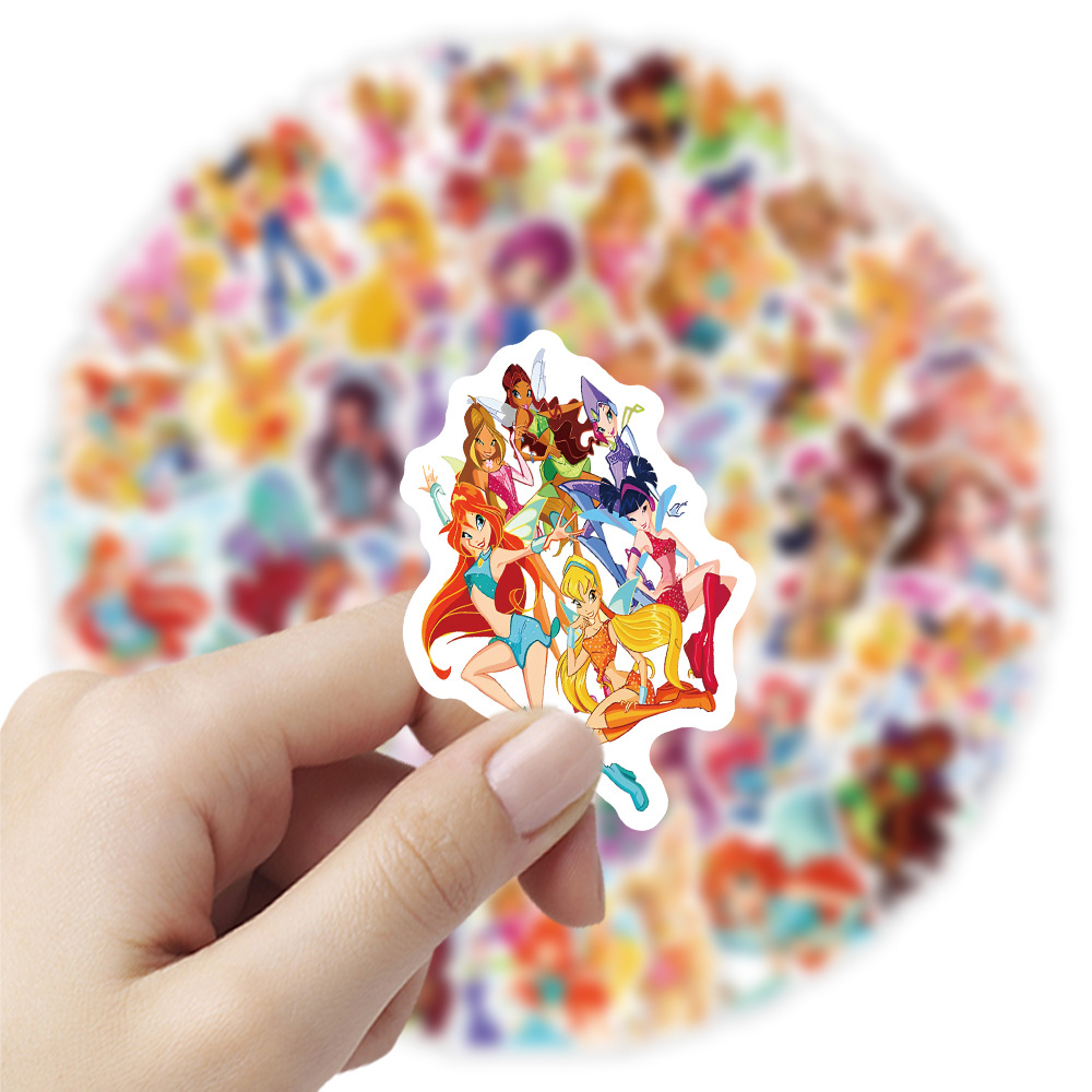 10/30/60PCS Winx Club Cartoon  - Aqua Sports Club 评论和价格